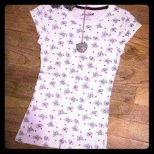 💚💚Girls grane size S fitted T